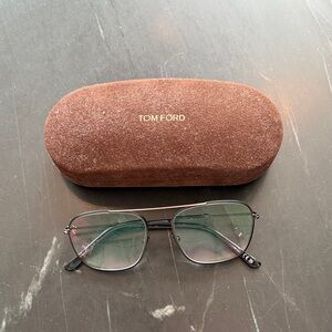 Tom Ford Black and Gold Navigator Frames